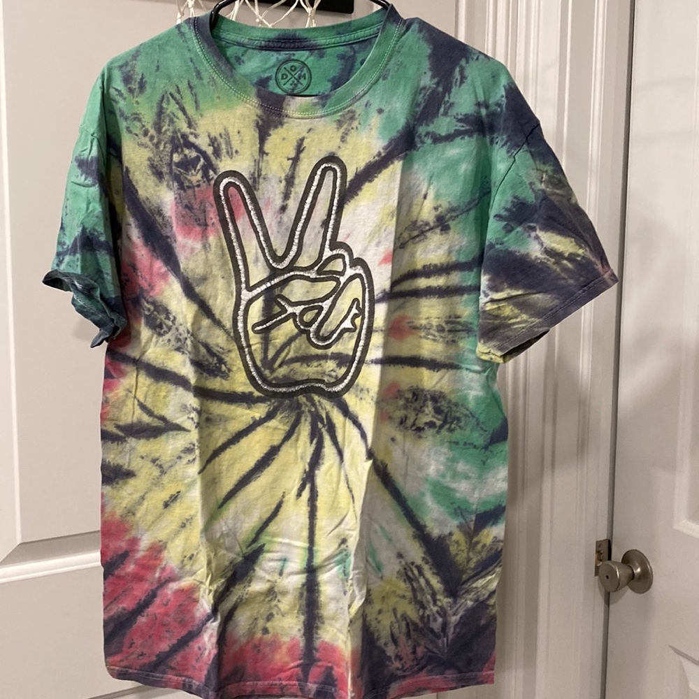 Peace Sign Tie Dye Shirt